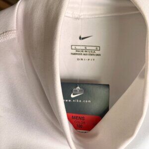 NWT - Nike Pro Men's Large Dri-FIT Fitness Mock-Neck Long-Sleeve Top - White